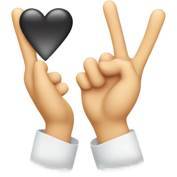A minimalistic emoji-style hand making the "chef's kiss" gesture, with sparkles and a small heart near the fingertips to convey elegance and satisfaction emoji