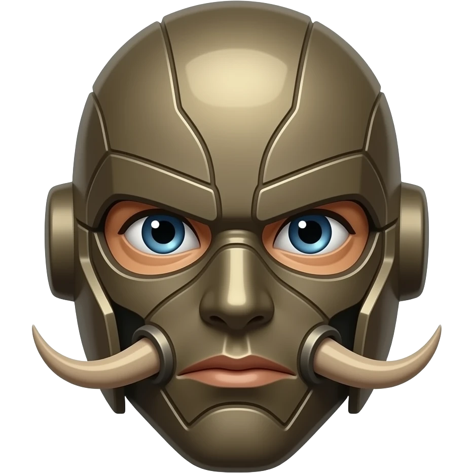 Blue-eyed  Dune Warrior face emoji