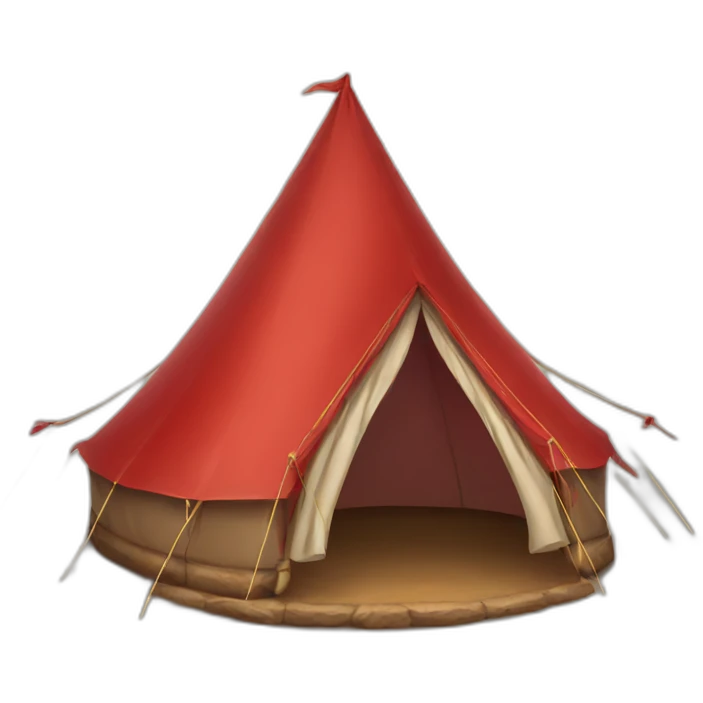 red tent emoji