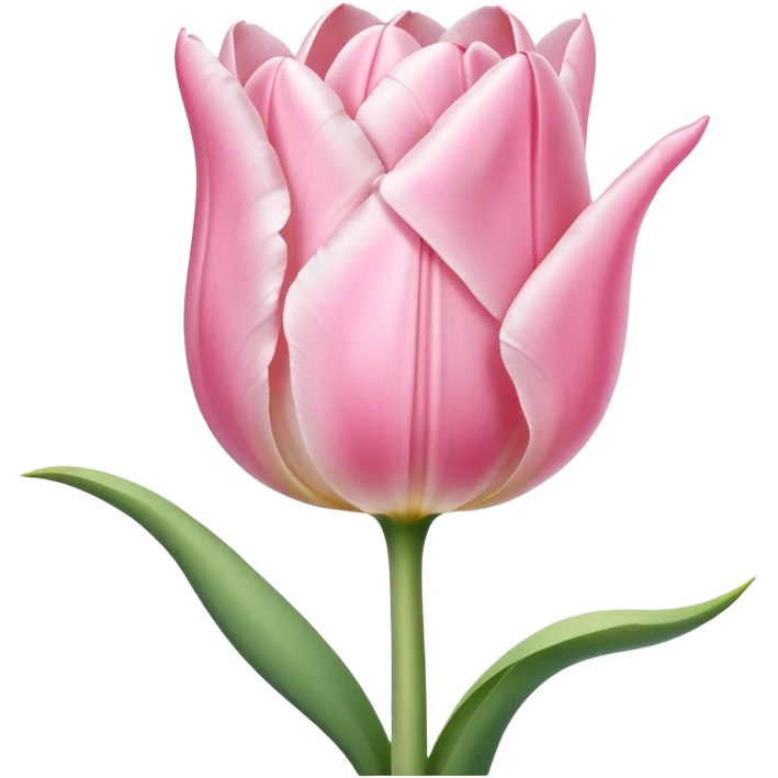 Pale pink tulip  emoji