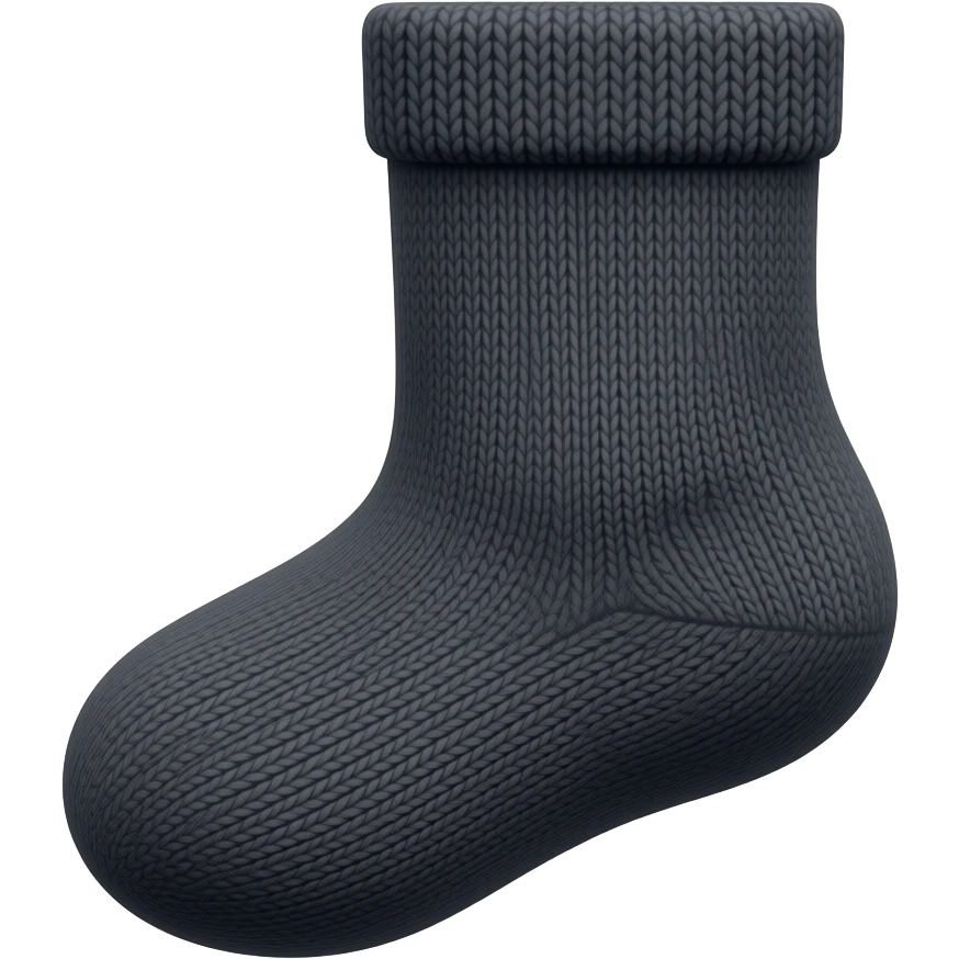 Black stocking emoji