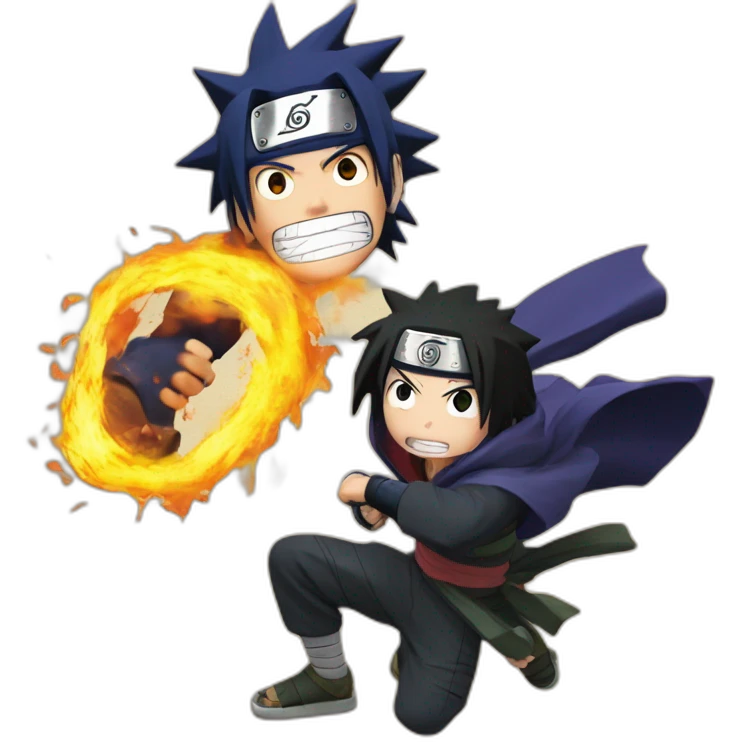 naruto vs sasuke emoji