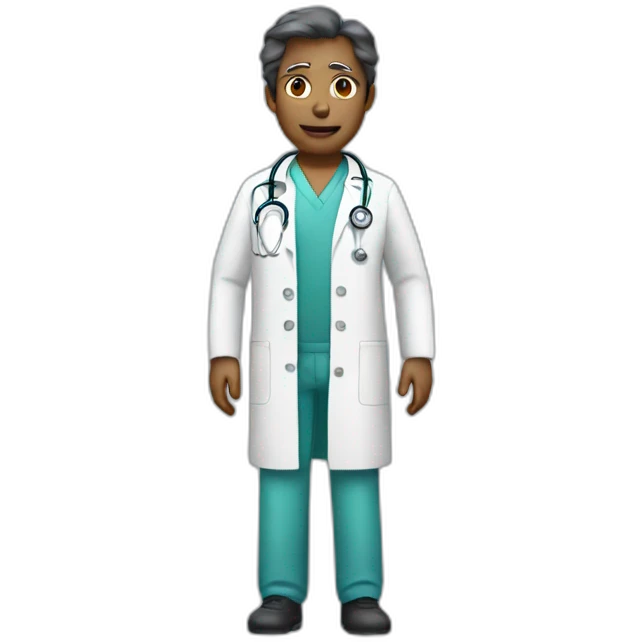 HALOWEEN COSTUME OF A DOCTOR emoji