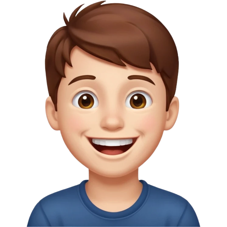 Boy laughing  emoji