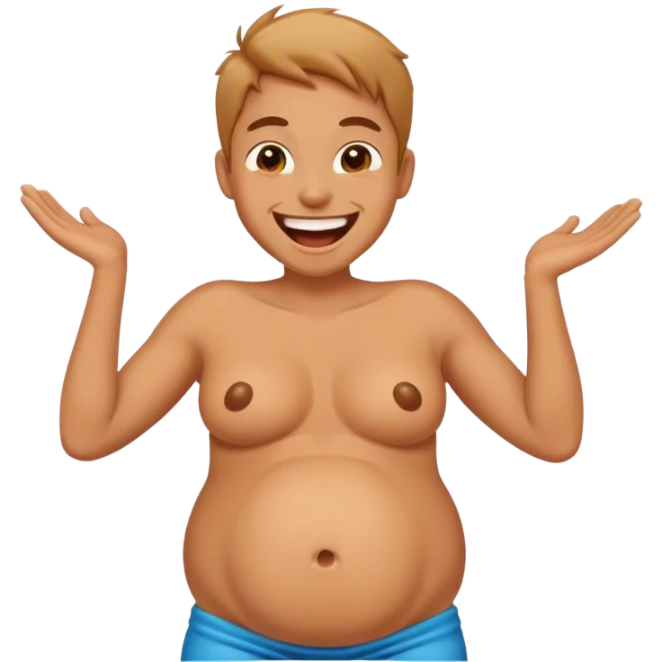  laughing and holding belly emoji