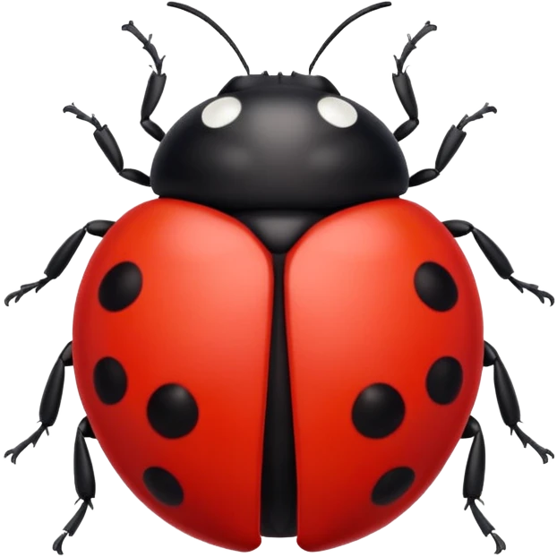 ladybug without legs emoji