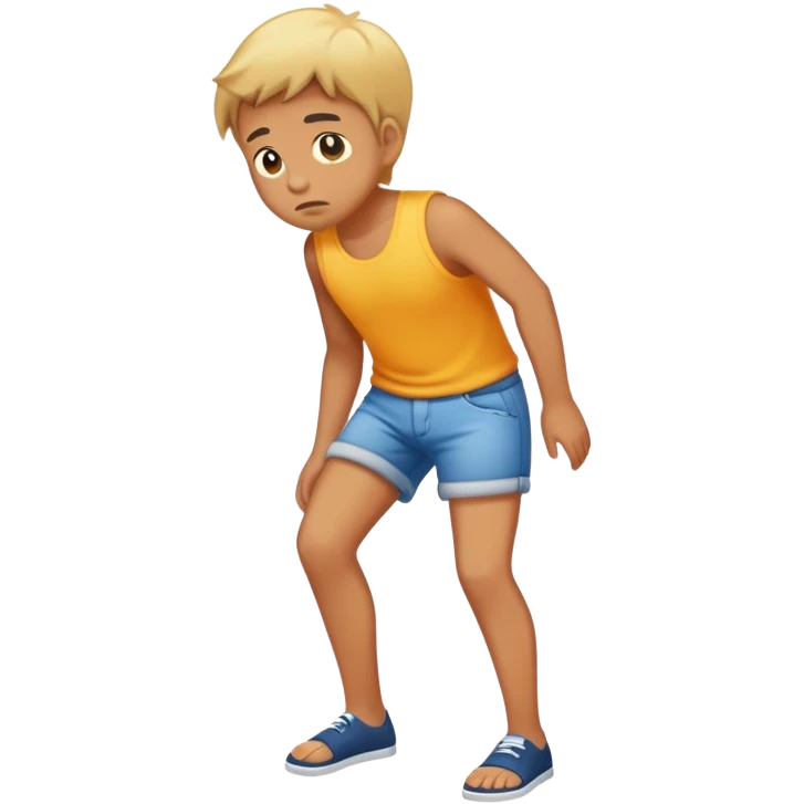 Peeing outside emoji