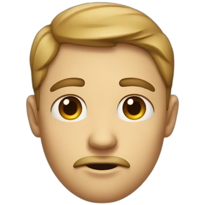 an emoji who bite his under lip with narrowed eyes emoji