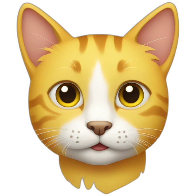 Yellow cat emoji