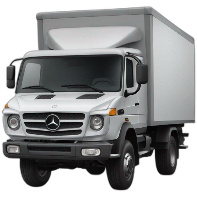 Mercedes Benz camión emoji