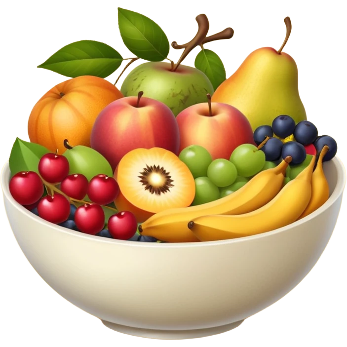 A bolw fully of all types os fruits, like a macedonia emoji