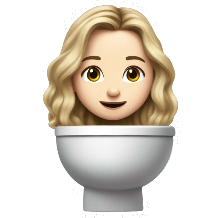 Sabrina carpenter standing on skibdi toilet emoji