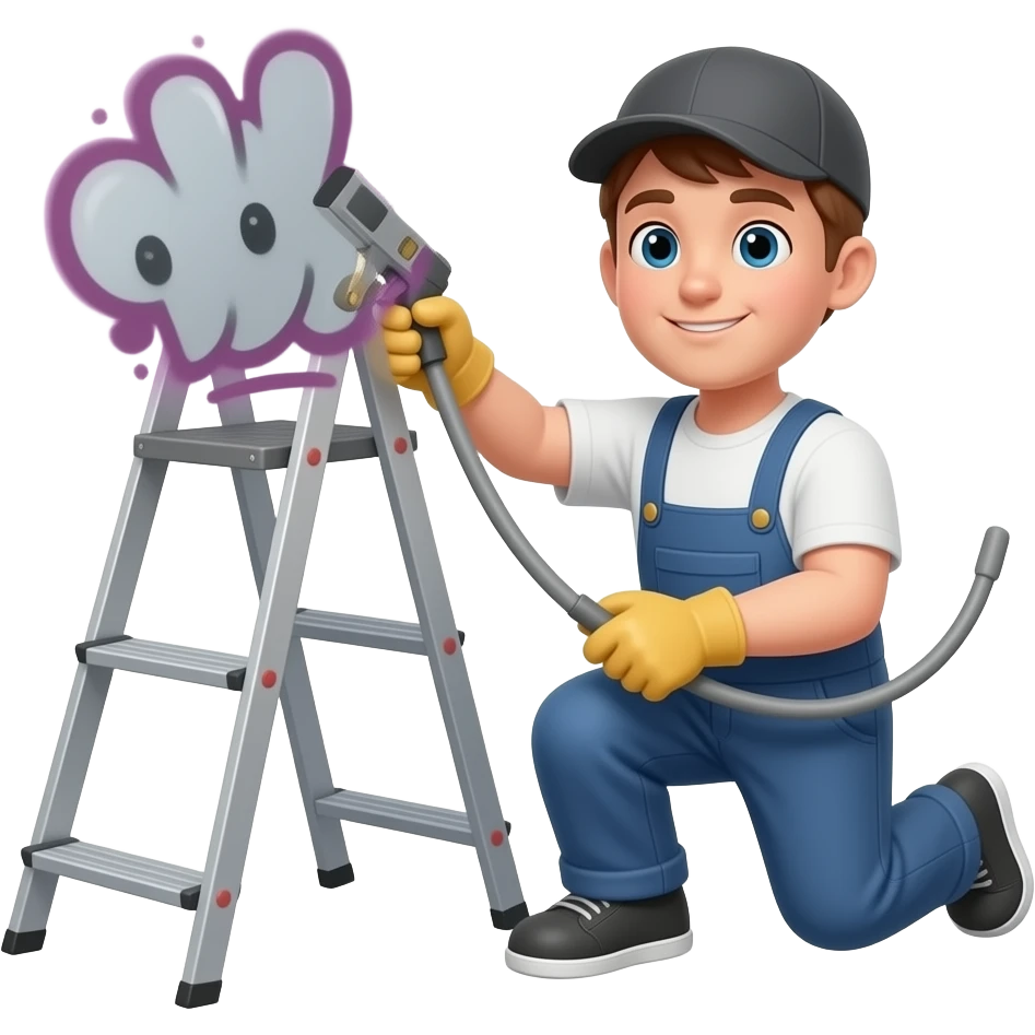 graffiti removiong guy emoji