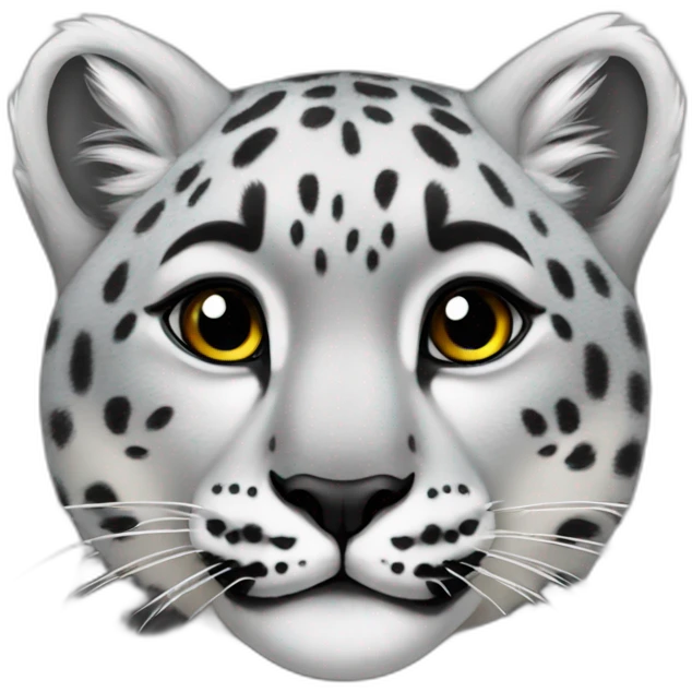 female snow leopard emoji