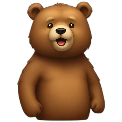 a lot of bears in queue emoji