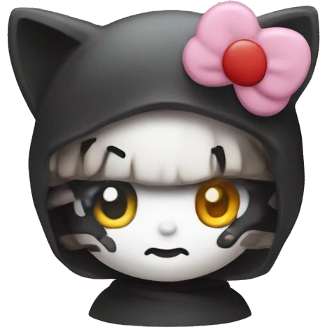 Kurome And Hello Kitty emoji