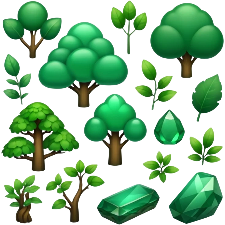 Green aesthetic emoji