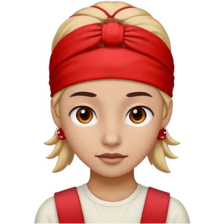 Red headband  emoji