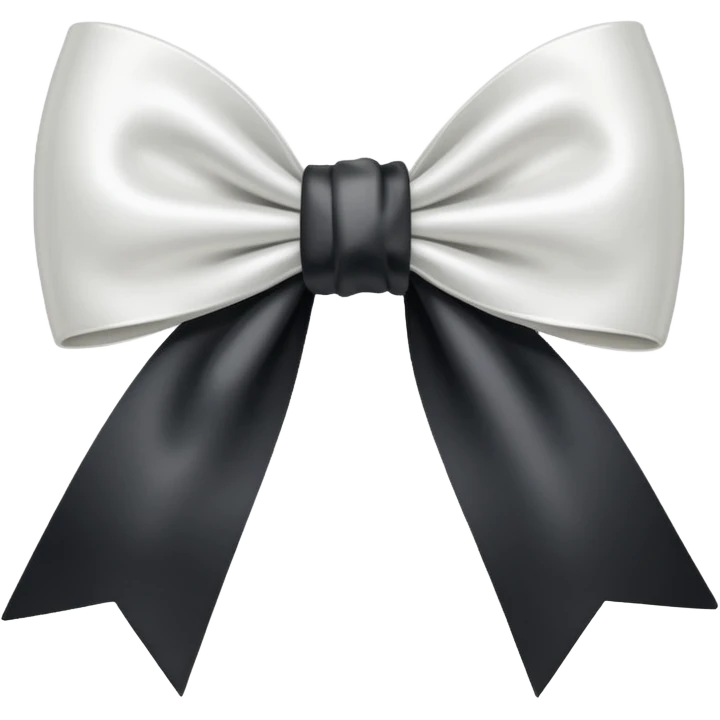 I need white color bow emoji emoji