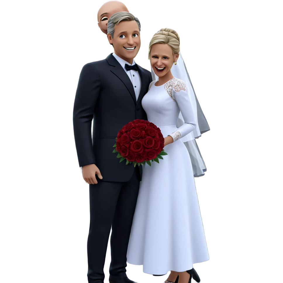 outdoor wedding celebration moment emoji