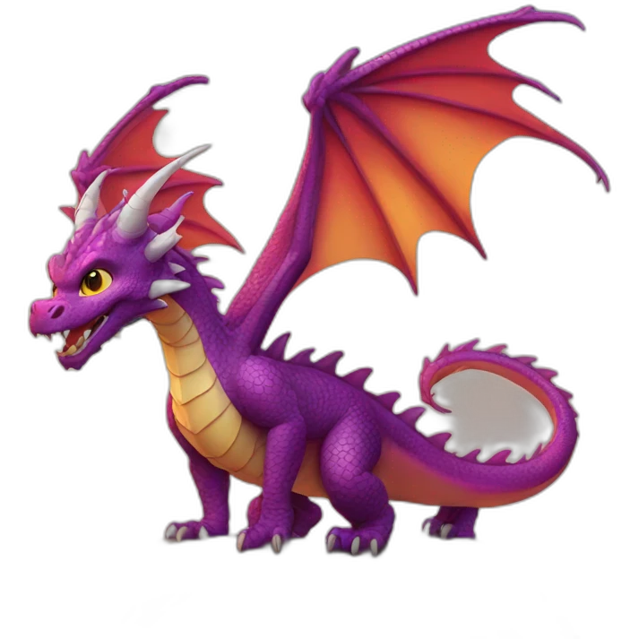 dragon sur chat emoji