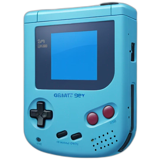 blue game boy sp emoji