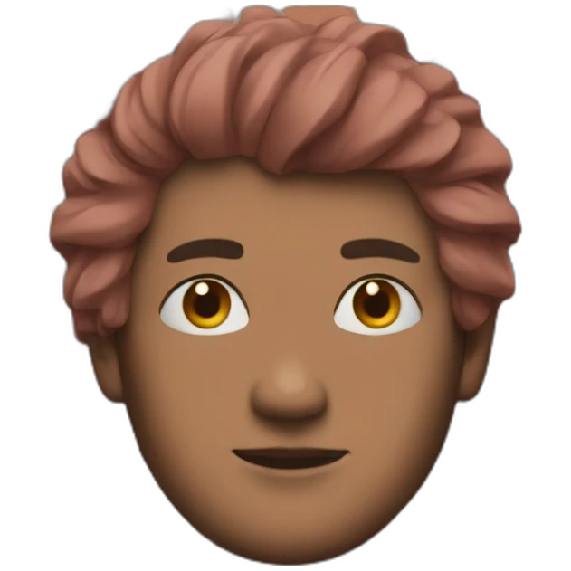 brick with lgbtq hair emoji