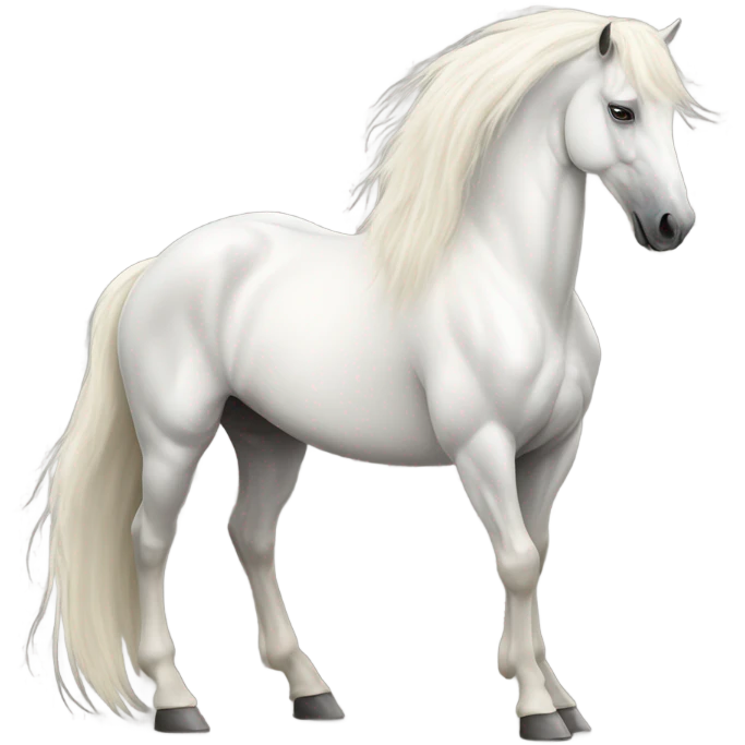 White horse emoji