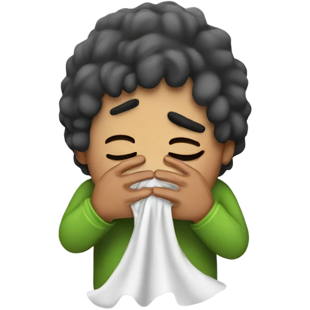sneezing with boogers emoji