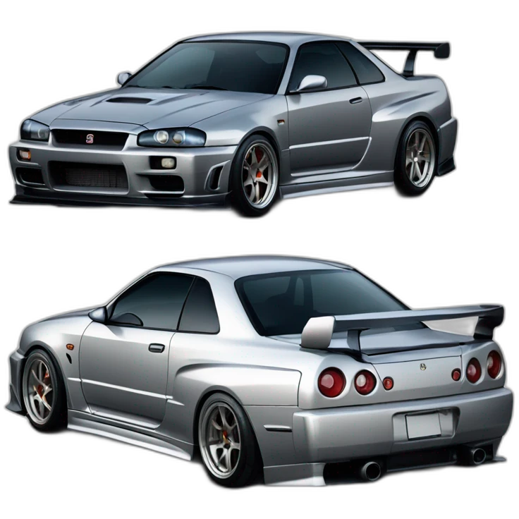 Skyline Gtr r-34 emoji