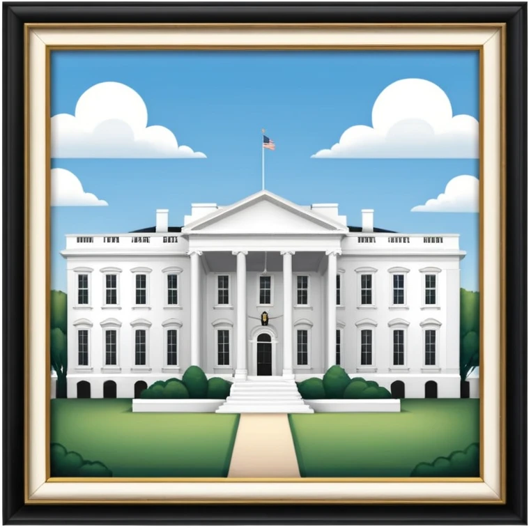 the white house emoji