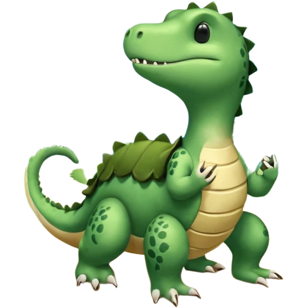 Зелёная собака emoji