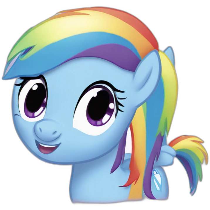 my little pony rainboow emoji