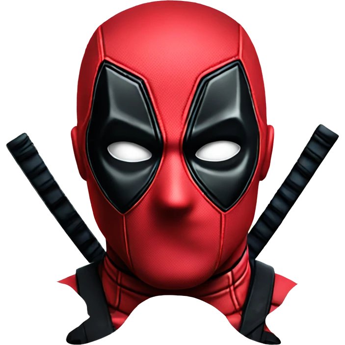 Deadpool face emoji emoji