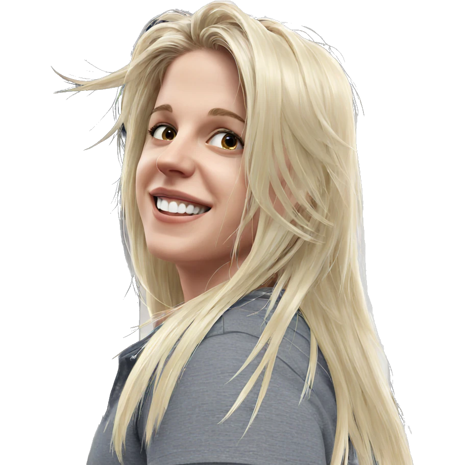 smiling blonde boy portrait emoji