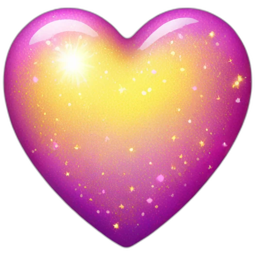 pink-and-purple-heart-with-yellow-sparkles emoji