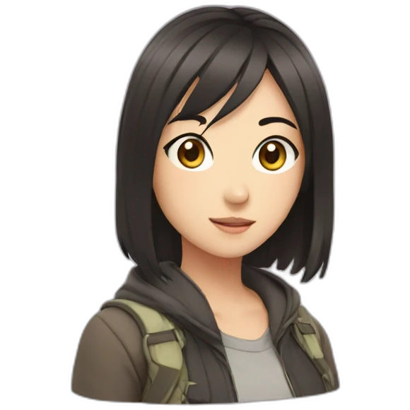 Mira anime character  emoji