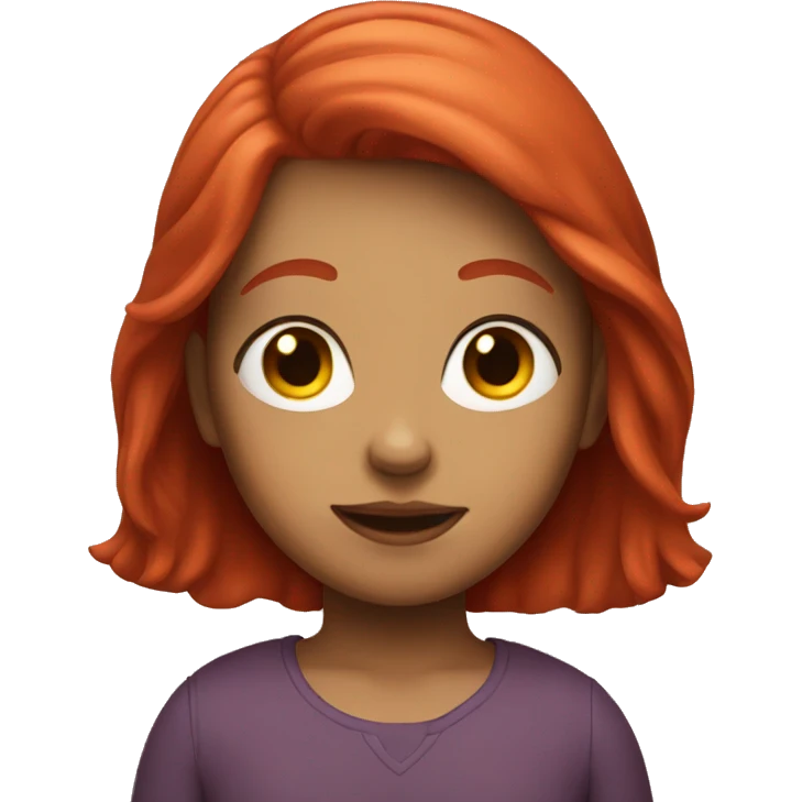 Girl with red hair  emoji