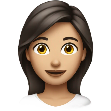 brunette pretty woman emoji