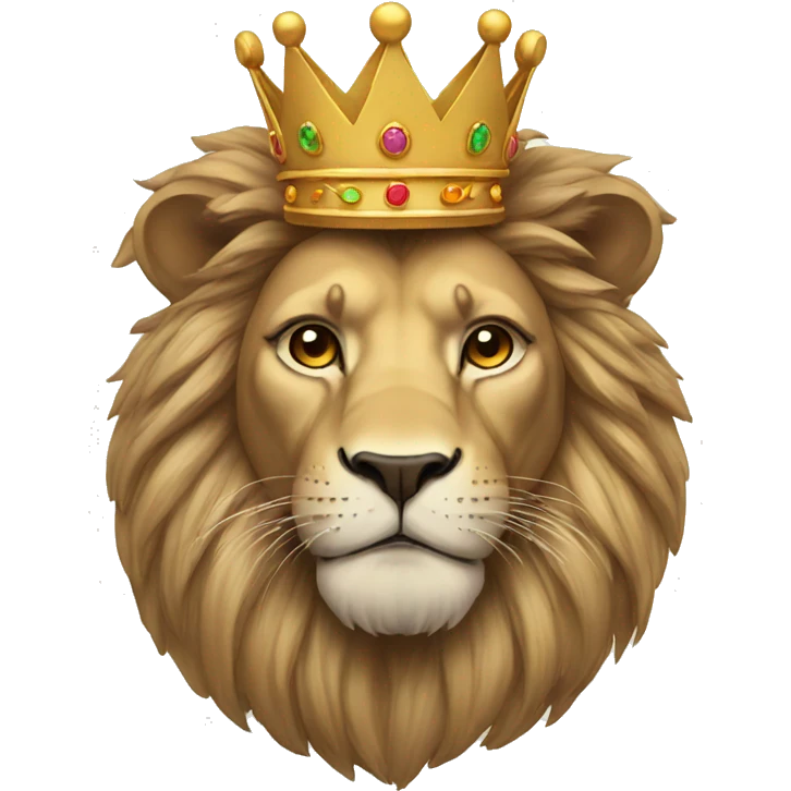 lion with crown emoji