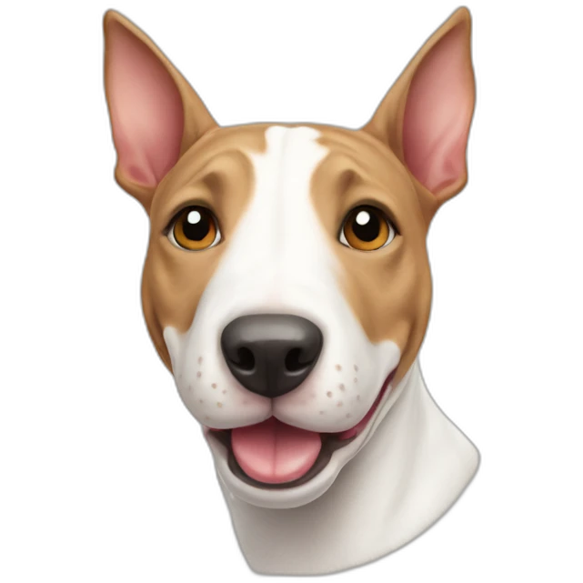 Cute little Bull Terrier emoji