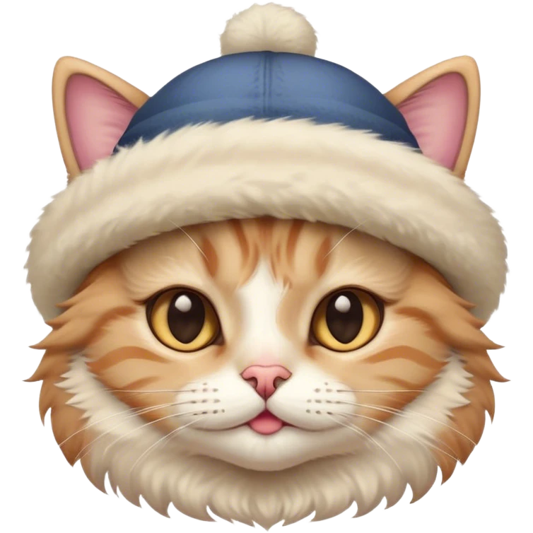Cat wearing a hat emoji