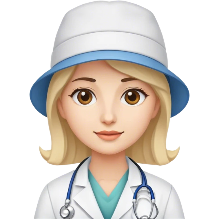 eleven doctor with hat emoji