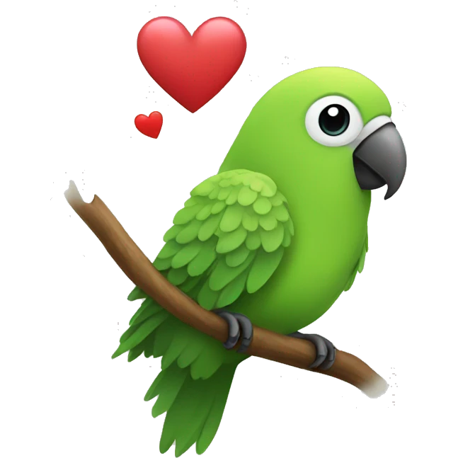Love bird emoji