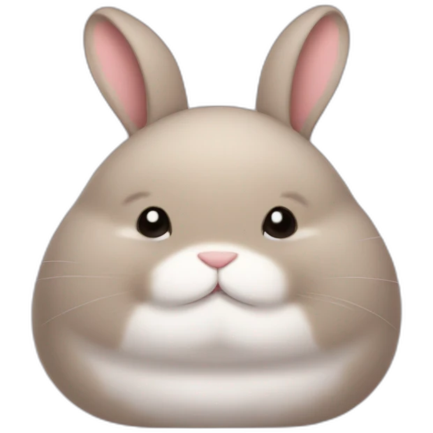 Fat bunny emoji