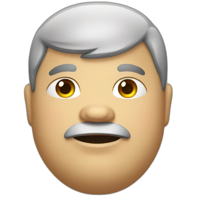 Fat person emoji