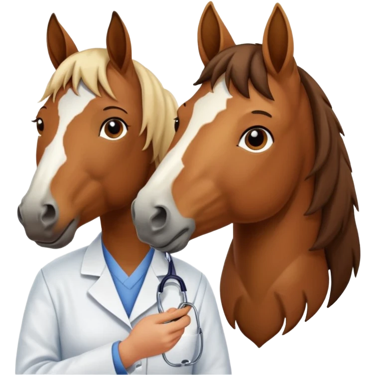 Horse doctor emoji