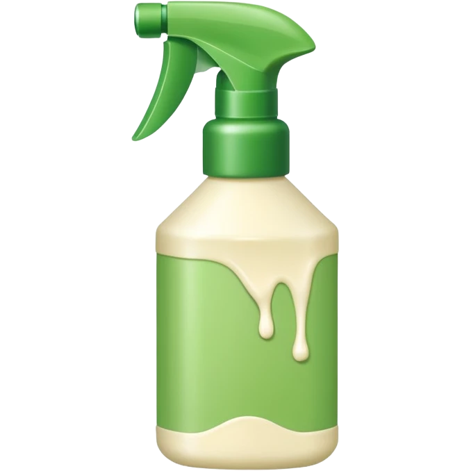 green cream skincare spray emoji