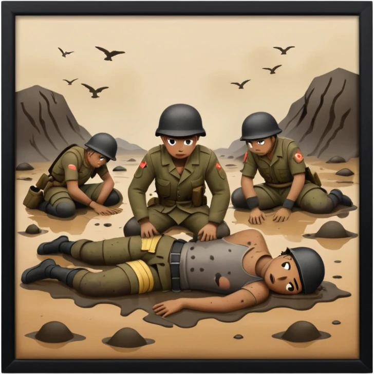 
laid down their lives in this war emoji