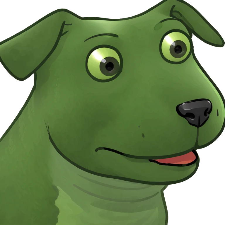 Upset dog  emoji
